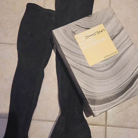 Jeffrey Campbell Cienega Over The Knees Suede Boots - Picture 10 of 12